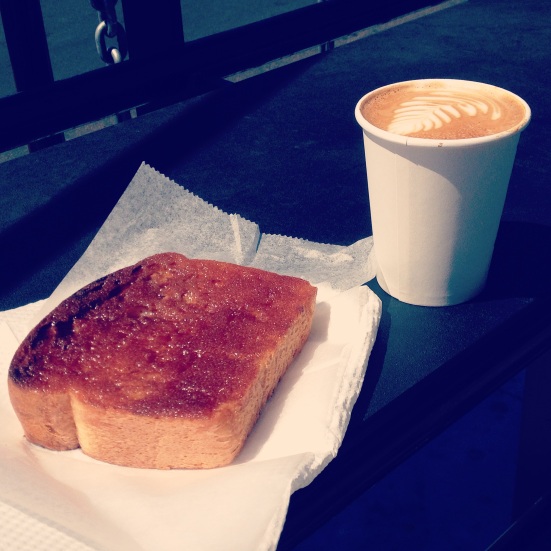 Trying the artisinal toast craze founded by Trouble Coffee (Bayview location)